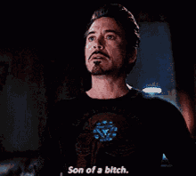 Iron Man Son Of A GIF - Iron Man Son Of A Tony Stark GIFs