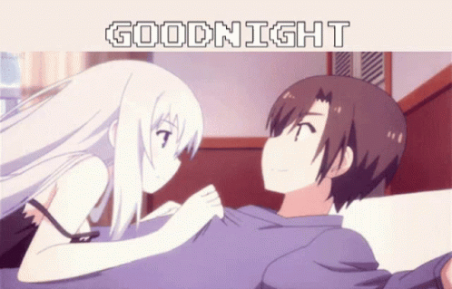 Anime Couples GIF - Anime Couples Goodnight GIFs.