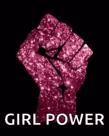 Fist Of Girl Power Shimmer GIF - Fist Of Girl Power Shimmer Fist GIFs