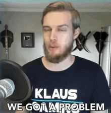 we got a problem klaus we are having a problem right now anxious worried we got a problem klaus we are having a problem right now anxious worried