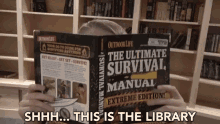 Shhh This Is The Library Be Quiet GIF - Shhh This Is The Library Library Be Quiet GIFs