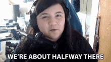 Were About Halfway There Tina Raes GIF - Were About Halfway There Tina Raes Tina GIFs