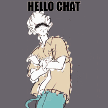 Hello Chat Gojo GIF - Hello Chat Gojo GIFs
