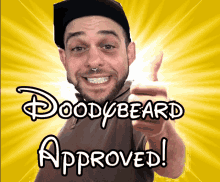 Doodybeard Approved GIF - Doodybeard Approved Thumbs Up GIFs