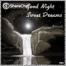 Good Night Sweet Dreams GIF - Good Night Sweet Dreams Waterfalls GIFs