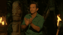 Shaking Head GIF - Jeff Probst Sarcastic Clapping GIFs