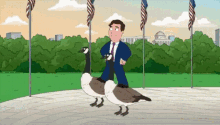 justin trudeau family guy geese trudeau away