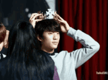 찬이 공찬 공찬식 찬식이 왕관 비원에이포 GIF - B1a4 Gongchan Kpop GIFs