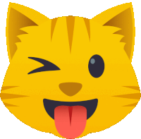 Wink Cat Sticker - Wink Cat Joypixels Stickers