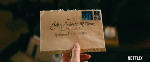 Letter John Amber Mcclaren GIF - Letter John Amber Mcclaren Postcard GIFs