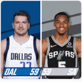 Dallas Mavericks (59) Vs. San Antonio Spurs (59) Half-time Break GIF - Nba Basketball Nba 2021 GIFs