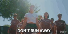 Dont Run Away Dont Leave GIF - Dont Run Away Dont Leave Keep Fighting GIFs