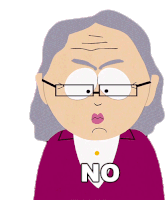 No Janet Garrison Sticker - No Janet Garrison South Park Stickers