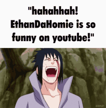 Ethandahomie Sasuke GIF - Ethandahomie Sasuke Naruto GIFs