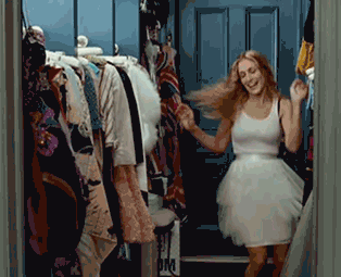 12 GIF - Carrie Bradshaw Sex And The City Excited - Descubre & Comparte GIFs