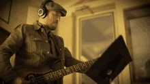 Playing Bass Lukas Nelson GIF - Playing Bass Lukas Nelson Where Does Love Go GIFs