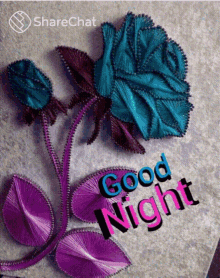 Good Night Roses GIF - Good Night Roses Flowers GIFs
