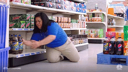 Superstore Stocking GIF 