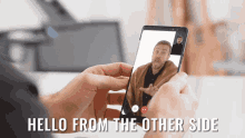 Hello From The Other Side Hi GIF - Hello From The Other Side Hello Hi GIFs