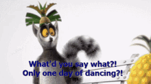 All Hail King Julien Whatd You Say What GIF - All Hail King Julien Whatd You Say What Only One Day Of Dancing GIFs