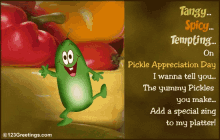National Pickle Day Pickle Appreciation Day GIF - National Pickle Day Pickle Appreciation Day Pickle Day GIFs