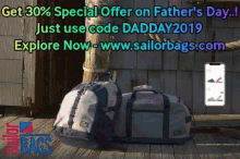 sailcloth tote bags sailor bags shop now fathers day special offer