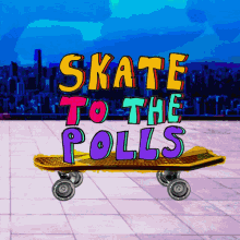 vote skate election skateboard voting