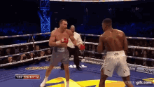 Anthony Joshua Knockdown GIF - Anthony Joshua Knockdown Boxing GIFs