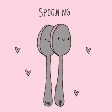 Spoons Spooning GIF - Spooning Love Couple GIFs