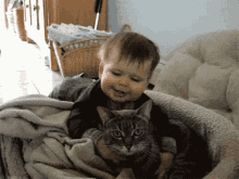 Baby Cat Hug GIF - Hug Your Cat Day Cat GIFs