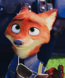 Zootopia Nick Wilde GIF - Zootopia Nick Wilde Glasses Off GIFs