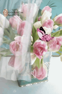 White Pink Roses Bulb Flower GIF - White Pink Roses Bulb Flower Pink5 GIFs