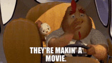 Chicken Little Buck Cluck GIF - Chicken Little Buck Cluck Theyre Makin A Movie GIFs