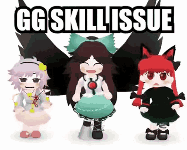 Gg Skill Issue Touhou GIF - Gg Skill Issue Touhou GIFs