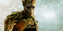 Groot Flower GIF - Groot Flower Guardians Of The Galaxy GIFs
