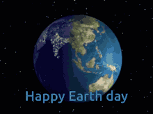 Happy Earth Day Spinning GIF - Happy Earth Day Spinning Space GIFs