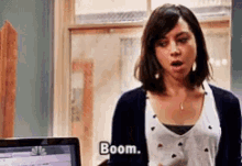 Boom Roasted GIF - Boom Roasted April Ludgate GIFs