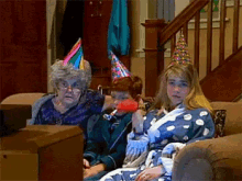 Birthdays With Grandma GIF - Grandma Happy Birthday Watching Tv GIFs