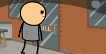 Cyanide And Happiness Drunk GIF - Cyanide And Happiness Drunk Push GIFs