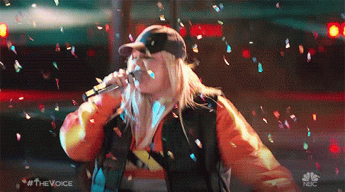 Singing Rapping GIF - Singing Rapping Confetti - Discover &amp; Share GIFs