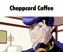 Choppcord Coffee GIF - Choppcord Coffee Jojo GIFs