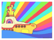 Rainbow Submarine GIF - Rainbow Submarine The Beatles GIFs