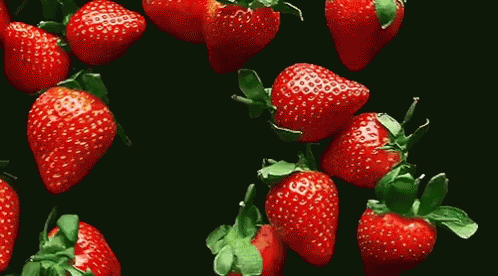 Strawberries Food GIF - Strawberries Food Slice - Discover &amp; Share GIFs