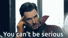 Dr Strange Serious GIF - Dr Strange Serious You Cant Be Serious GIFs