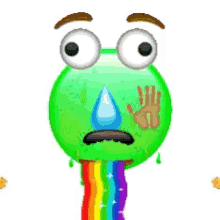 rainbow poo