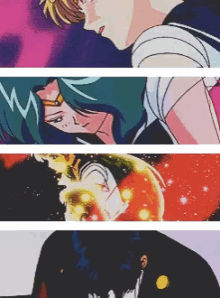 Sailor Uranus Sailor Neptune GIF - Sailor Uranus Sailor Neptune Sailor Moon GIFs