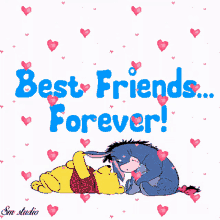 love friends pooh eeyore bff