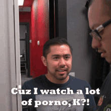 I Watch Porn Stop Asking Questions GIF - I Watch Porn Stop Asking Questions The Studio GIFs