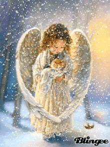 Angel Snow GIF - Angel Snow Winter GIFs