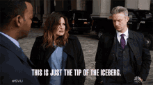 This Is Just The Tip Of The Iceberg Dominick Carisi Jr GIF - This Is Just The Tip Of The Iceberg Dominick Carisi Jr Olivia Benson GIFs